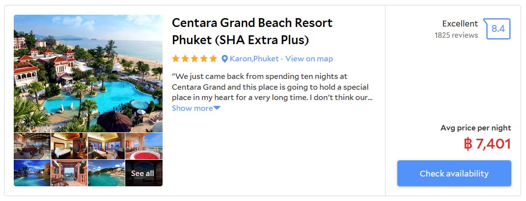 Centara Grand Beach Resort Phuket 